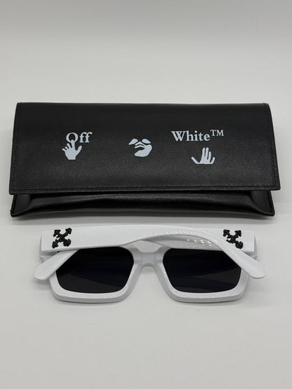 Designer Virgil sunglasses (white)