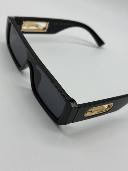 Designer Cheetah Design Sunglasses Black