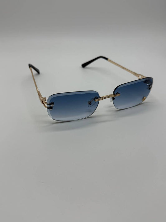 Designer Blue Lens Sunglasses